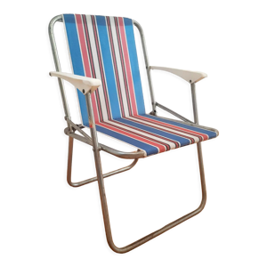 Chaise de camping enfant vintage