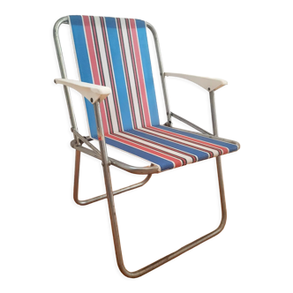 Chaise de camping enfant vintage