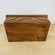 Art deco wooden worker, sewing box