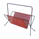 Fifties perforated metal magazine rack