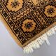 Gold afghan runner 245x80 cm, afghan chobi rug, yellow, black