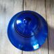 Blue glass bell decoration