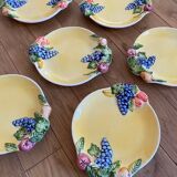 Set of 6 slip plates