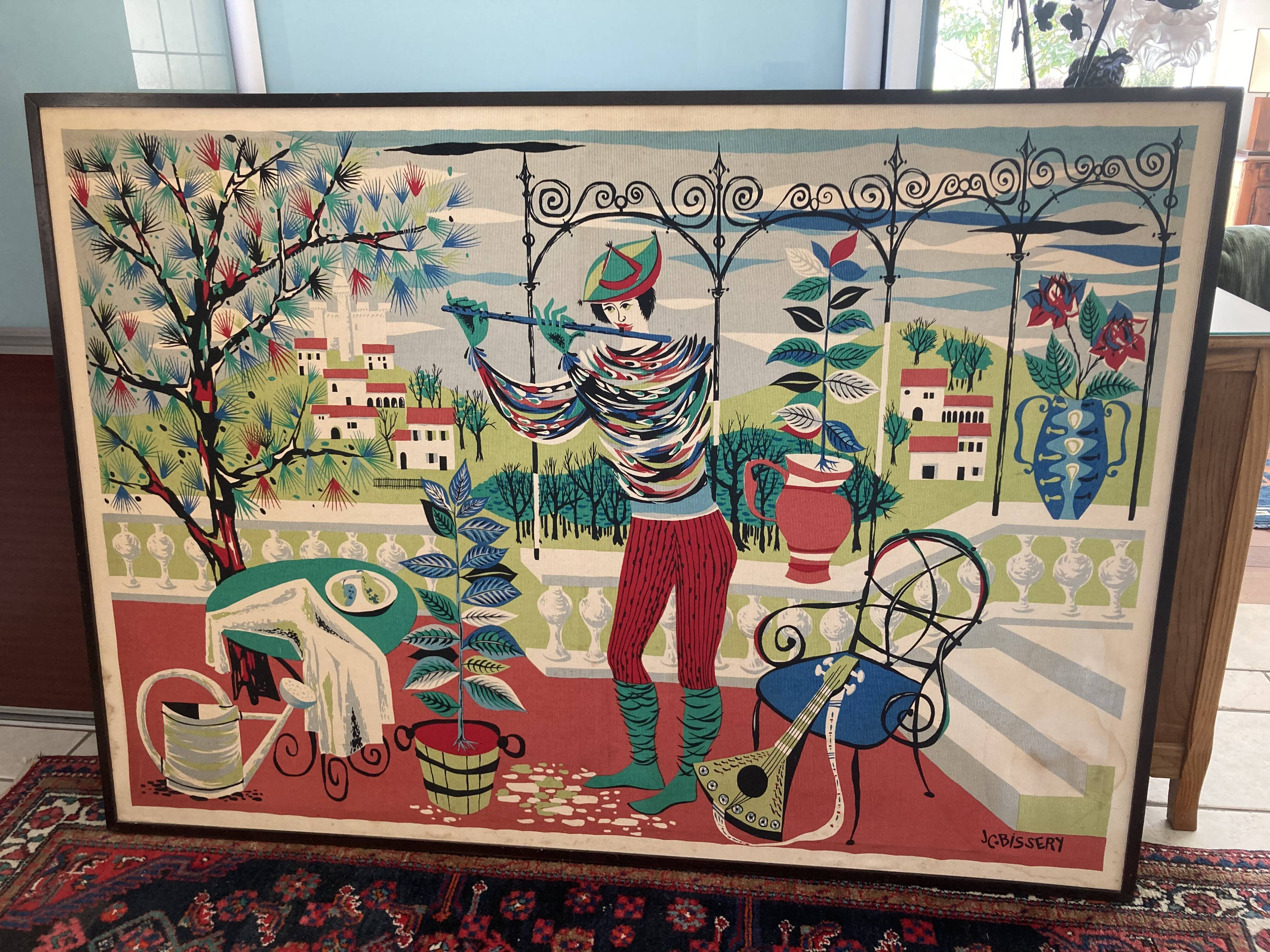 Toile peinte de bissery