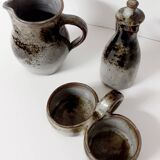 Stoneware set signed Atch T and Ch Robert