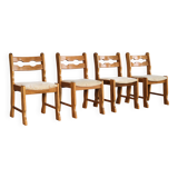 Vintage dining chairs | chairs | brutalist | 1960s
