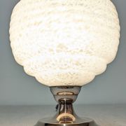 Art Deco bedside or ambient lamp in glass from Clichy, France, circa 1920.