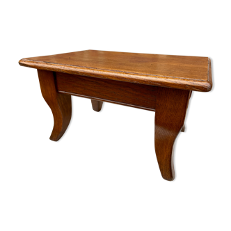 Footrest style rocaille Louis XV 1930 wooden