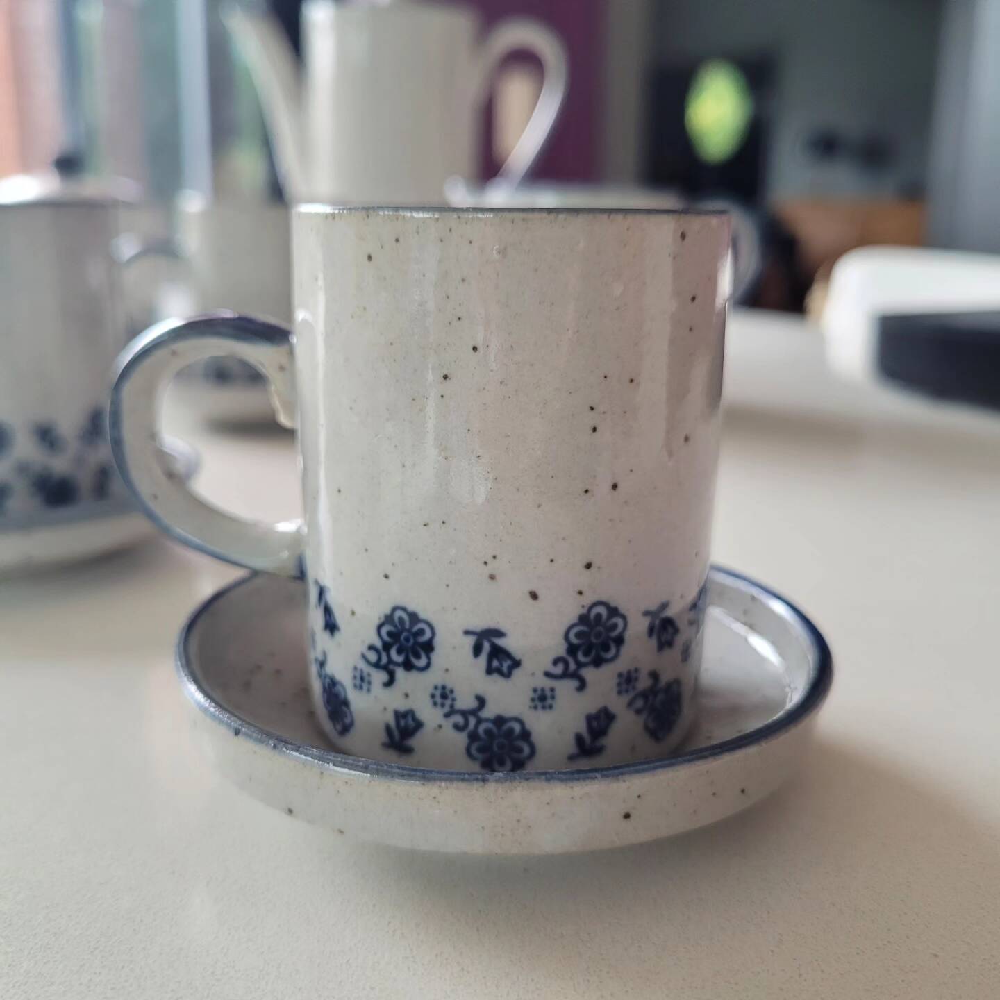 Stoneware coffee service