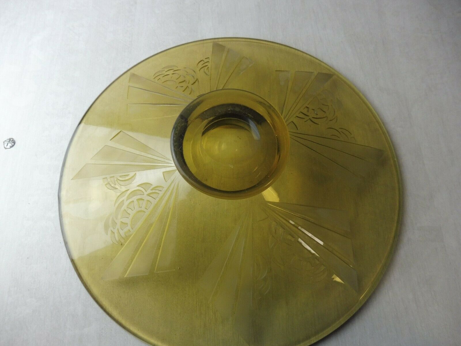 Cup, acid-engraved glass, A Delatte