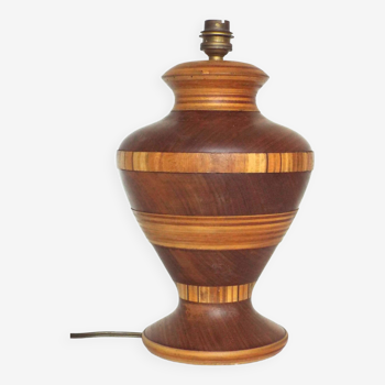 Wooden lamp base