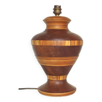 Wooden lamp base