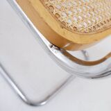 Pair of vintage Cesca chairs in light wood - Italy 1990s