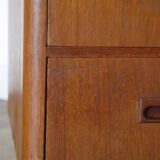 Vintage Scandinavian teak chest of drawers