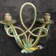 Art Deco wrought iron appliques in the style of Leleu 1940.