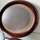 Oval mahogany antique picture frame large