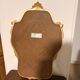 Antique Oval Wall Mirror Gold Louis XV Style Rocaille Rococo