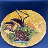 Vallauris mushroom pattern cheese board