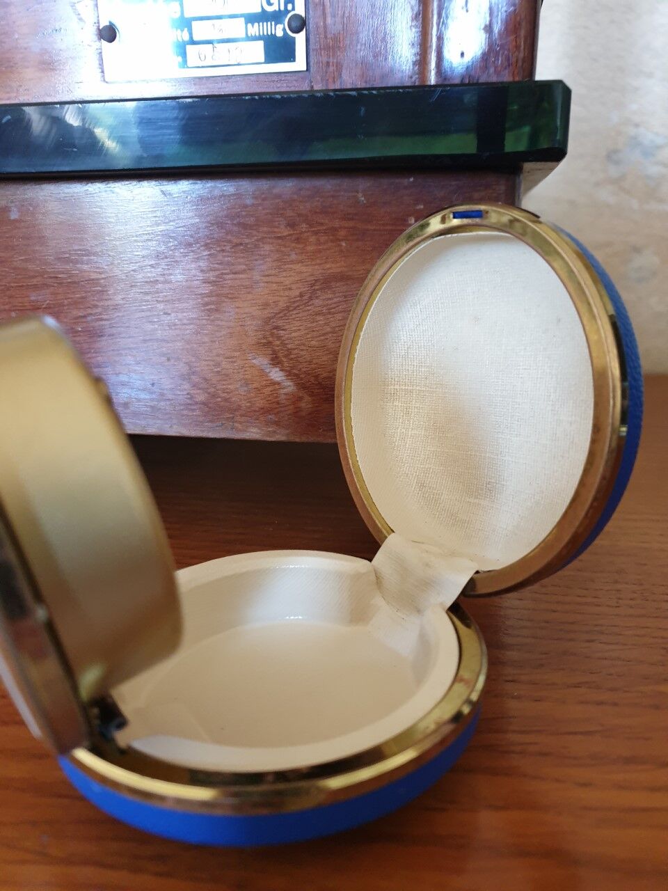 Vintage travel alarm clock