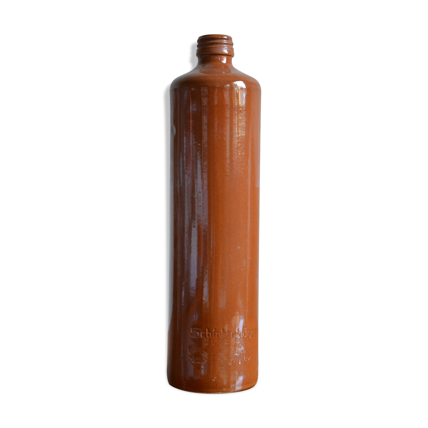 Glazed stoneware bottle