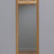 Louis XVI style trumeau mirror in carved wood