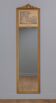 Louis XVI style trumeau mirror in carved wood