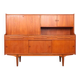 Danish design teak highboard, 1960s