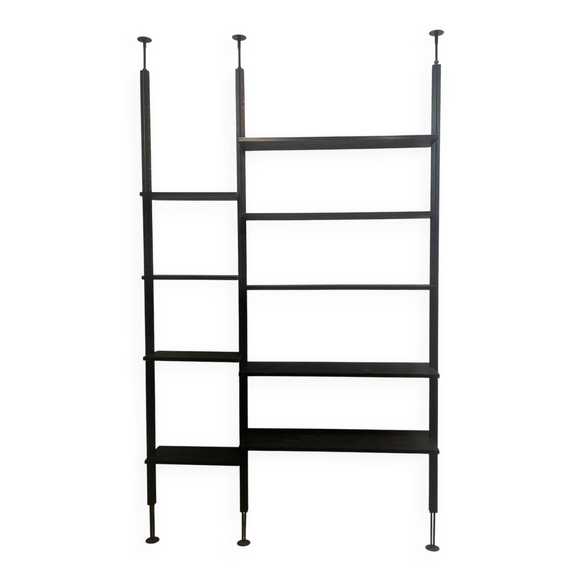 Wall Library or Floor/Ceiling in black wood