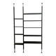 Bibliothèque en bois noir, années 1960