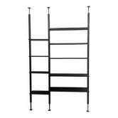 Wall Library or Floor/Ceiling in black wood