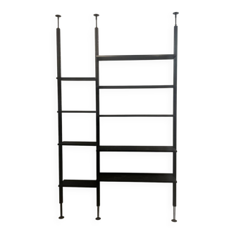 Wall Library or Floor/Ceiling in black wood