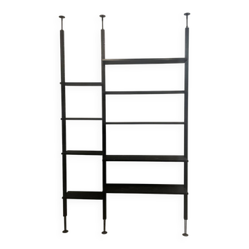 Wall Library or Floor/Ceiling in black wood
