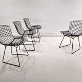 Lot of 4 chairs by Harry Bertoia 80/90