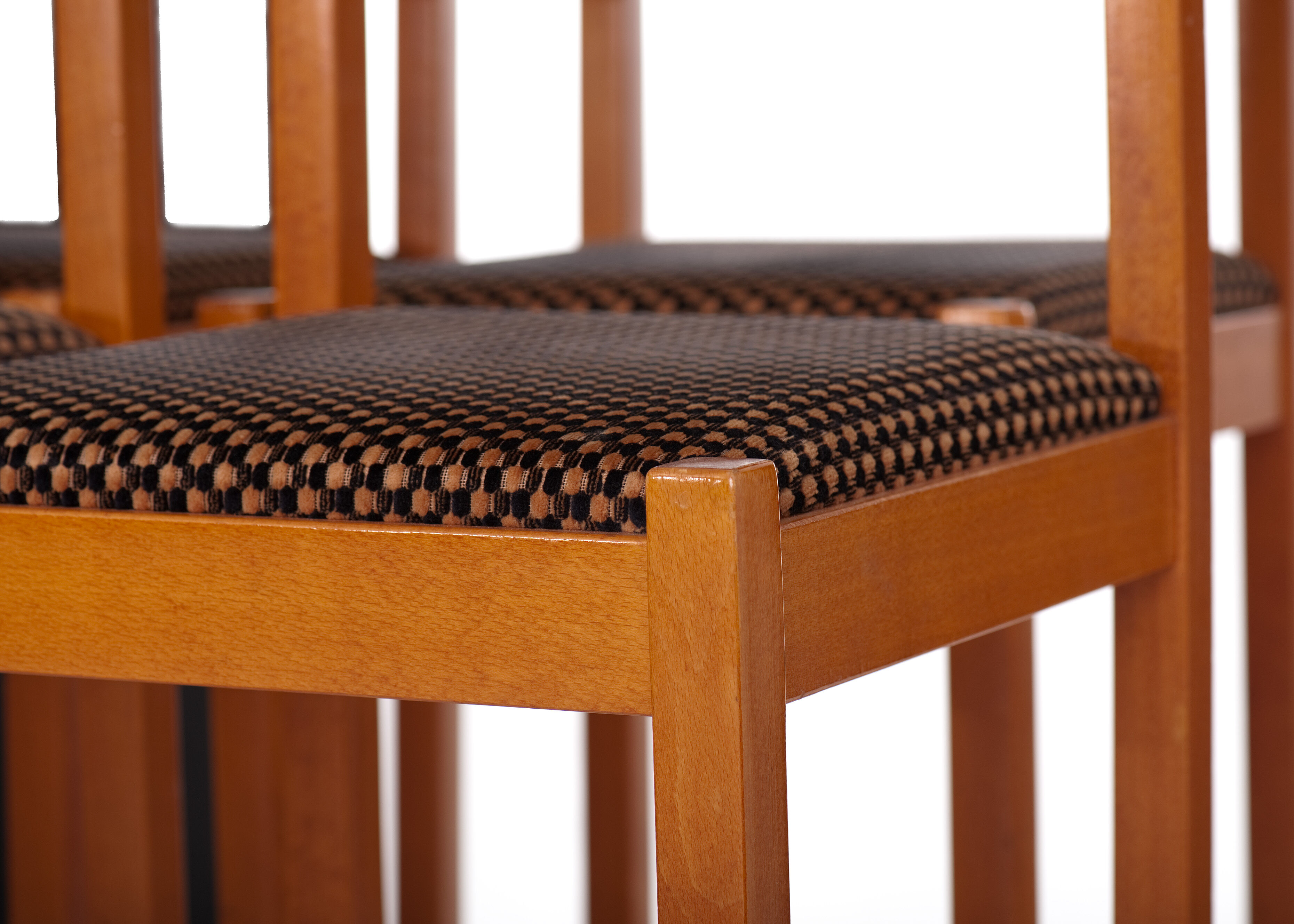 6 chairs Baumann vintage 1970