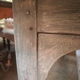 Patinated farm table