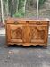 Louis XV buffet in solid wood, 18th century, 153cm.