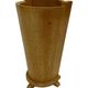 Vintage umbrella holder in oak basket storage design of the 1960s minimalist design