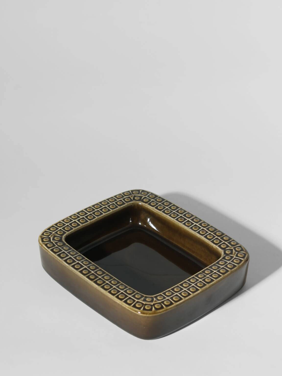 Gunnar Nylund Ceramic Glazed "Kub" Bowl, For Rörstrand, 1960s, Sweden