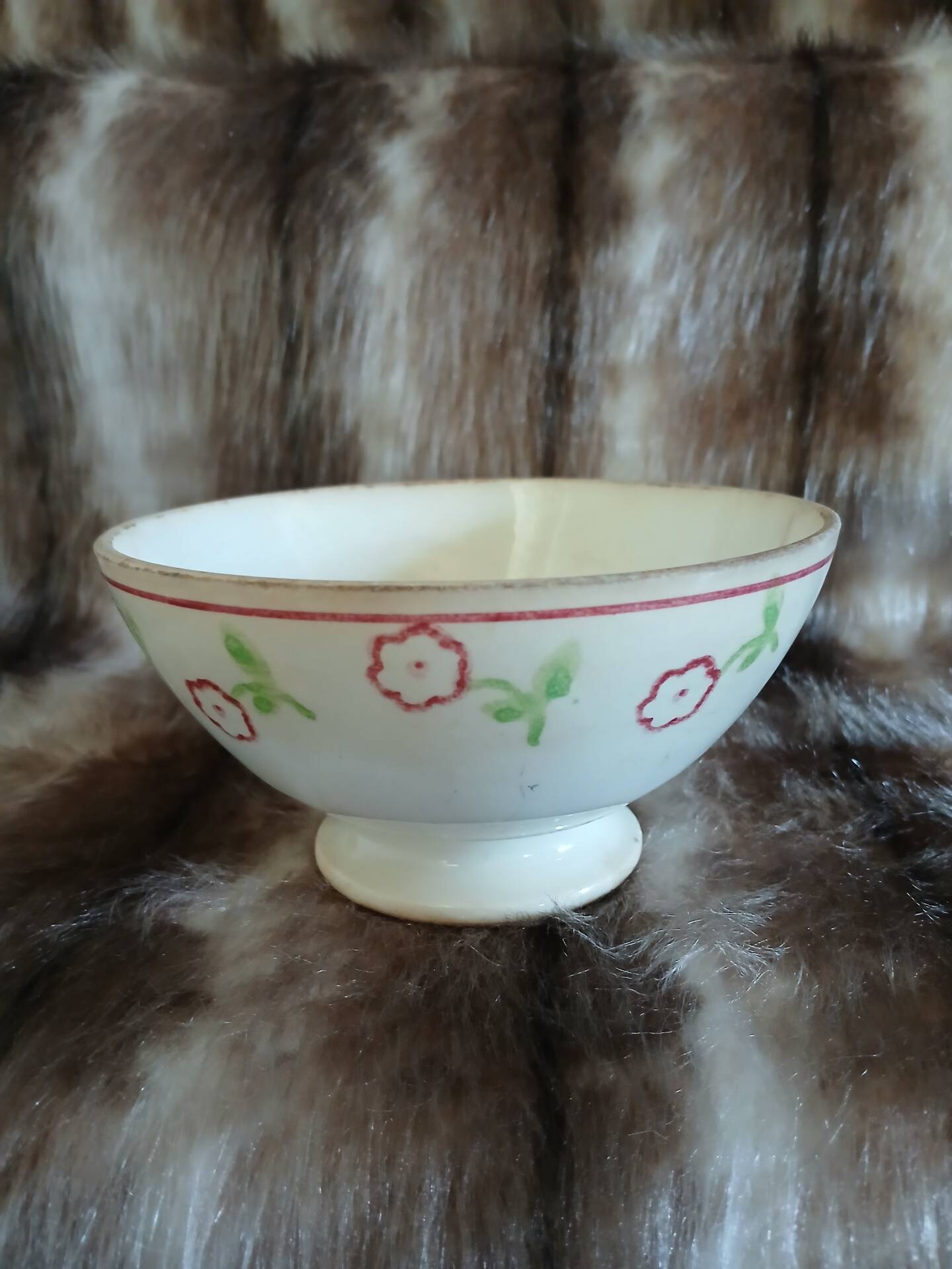 Small antique Digoin bowl