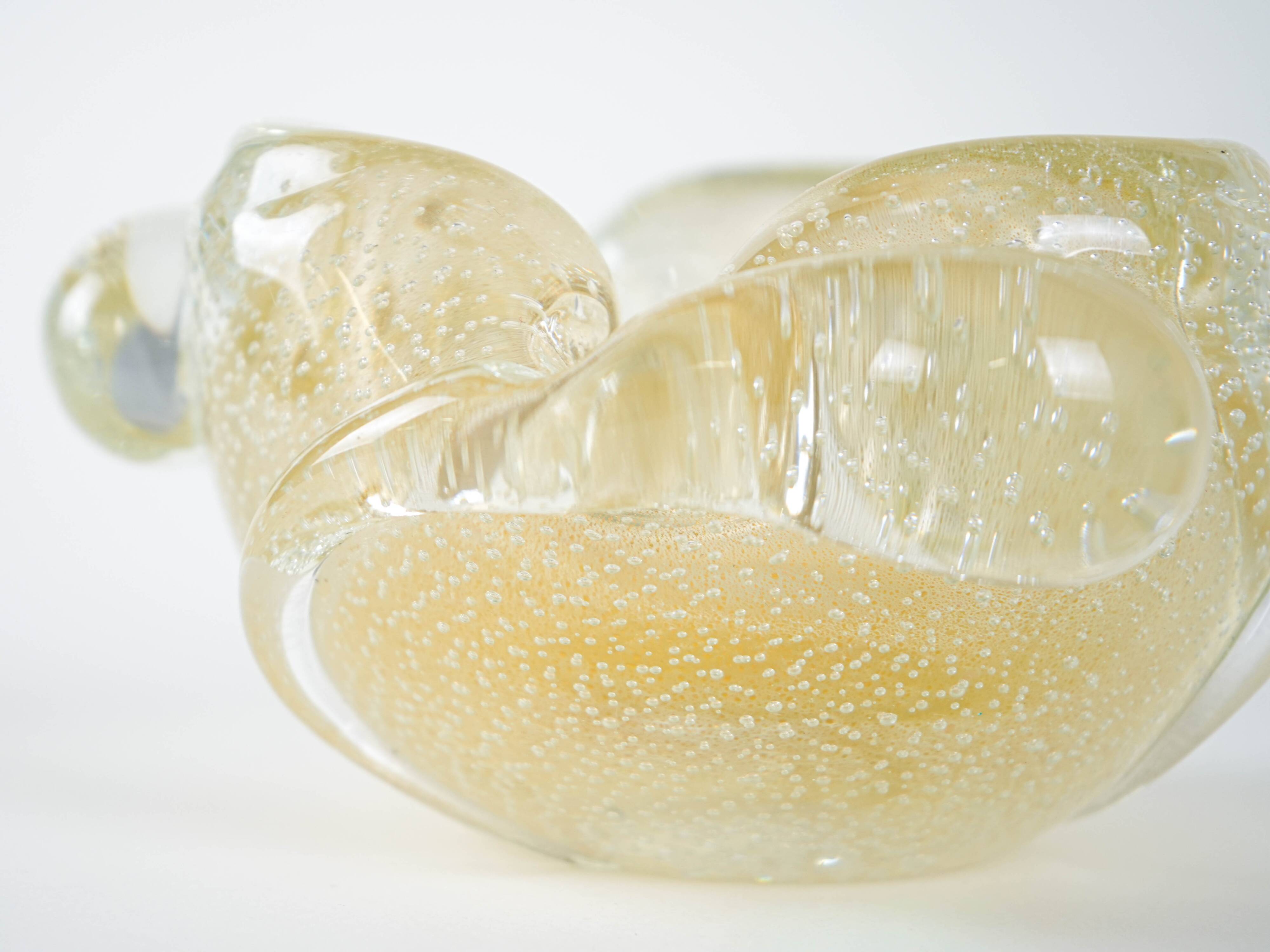 Ashtray, Murano glass, 1960s, made in Italy