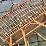 Berceau Vintage en Rotin et Bambou