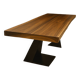 Natural wood table ter