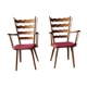 Paire de chaise style "Moustache" vintage