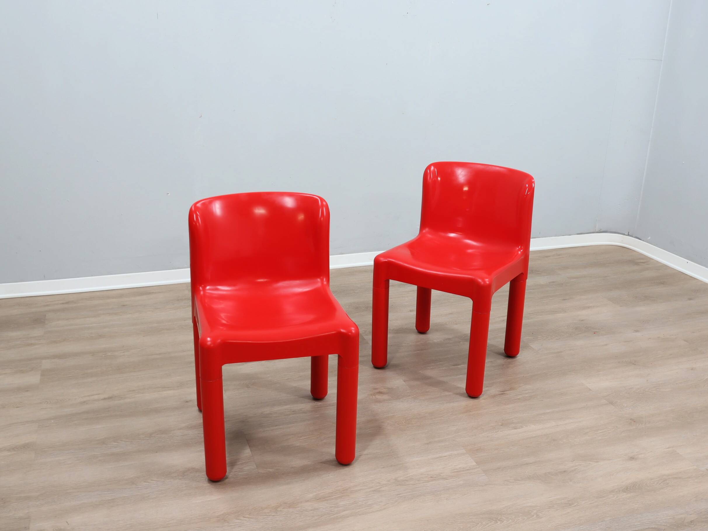 1970s pair of Kartell Model 4875 Chairs by Carlo Bartoli (fund STOCK)