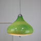 Italian mid-century green glass pendant lamp