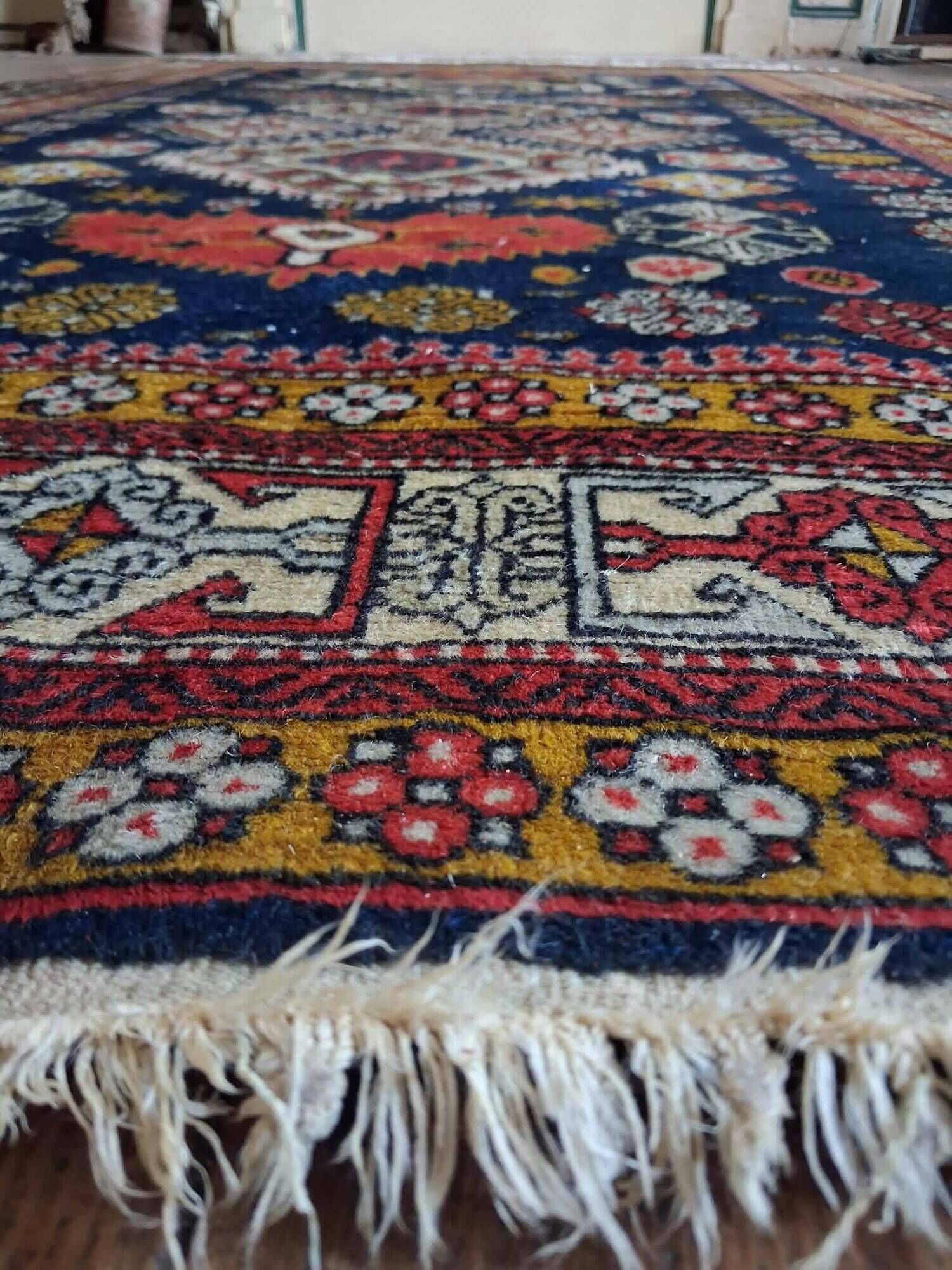 Handmade Caucasian Shirvan rug 229x140cm
