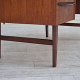 1960s, Danish teak wood desk, drawers.