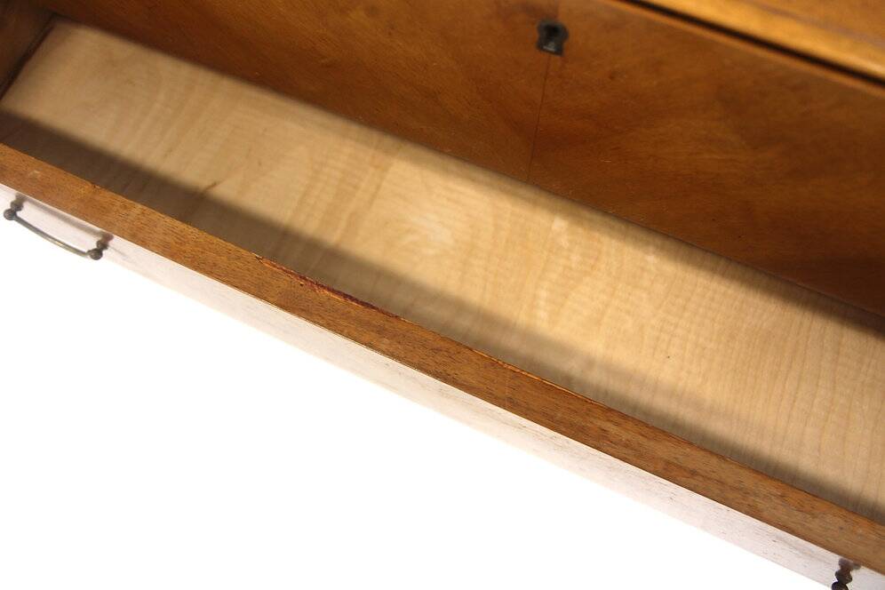 Scandinavian walnut chest of drawers, Swedish modern, Sweden, 1940.