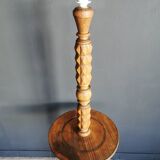 Wooden floor lamp