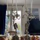 Putti candelabra 4 candles louis xvi style design pieces late 20th century. signed
